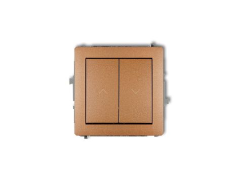 DECO Mechanizm łącznika żaluzjowego z podtrzymaniem złoty metalik 8DWP-88