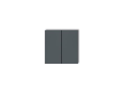 Klawisze podwójne do łączników DECO, MINI (komplet dwóch sztuk) grafitowy mat 28DKL-2