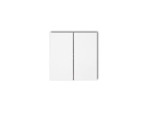 Klawisze podwójne do łączników DECO, FLEXI, MINI (komplet dwóch sztuk) biały DKL-2