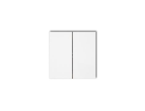 Klawisze podwójne do łączników DECO, FLEXI, MINI (komplet dwóch sztuk) biały DKL-2