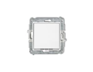 Mechanizm łącznika krzyżowego (jeden klawisz bez piktogramu) biały mwp-6.1