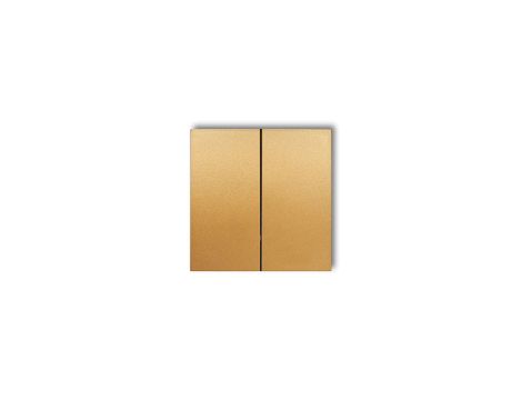 Klawisze podwójne do łączników DECO, MINI (komplet dwóch sztuk) złoty 29DKL-2