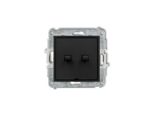 Mechanizm łącznika podwójnego schodowego w stylu amerykańskim (jeden klawisz bez piktogramów) 12MWPUS-33.1