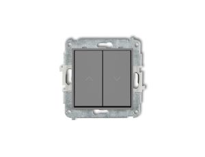 MINI Mechanizm łącznika żaluzjowego z podtrzymaniem szary mat 27MWP-88