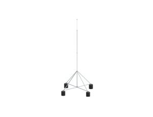 Maszt izolowany na czworonogu do zwodów poziomych wysokich 6m aluminium 65.6 AL IZ 4P CZ 65346009