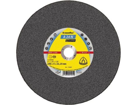 KLINGSPOR TARCZA DO CIĘCIA METALU 125mm x 2,5mm x 22,2mm  A24N Supra INOX - 2