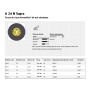 KLINGSPOR TARCZA DO CIĘCIA METALU 125mm x 2,5mm x 22,2mm  A24N Supra INOX - 2