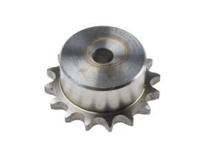 Koło łańcuchowe drabinkowe, 16 zębów, 08B-1, Pilot, śr otworu: 12mm, śr toczna: 65.1mm, Stal