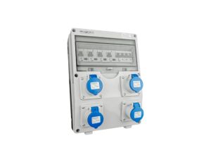 Rozdzielnica budowlana kempingowa TD-S/FI 4x230 gniazda Mennekes 7921