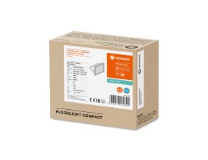 Projektor LED FLOOD COMPACT V 10W 865 SYM 100 WT 4058075574694