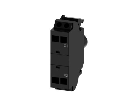 Oprawka blok LED bursztynowy/pomarańczowy 24V AC-DC montaż czołowy przył sprężynowe SIRIUS ACT 3SU1401-1BB00-3AA0