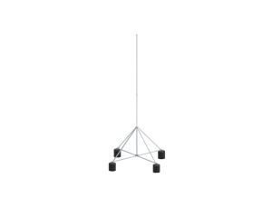 Maszt na czworonogu do zwodów poziomych wysokich 6m aluminium 65.6 AL ZA 4P CZ 65146009