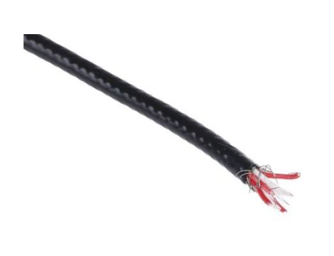 Przewód termoparowy RTD Ekranowany, -75 → +260 C., dł. 50m, izolacja: Teflon PFA, 7-żyłowy, RS PRO