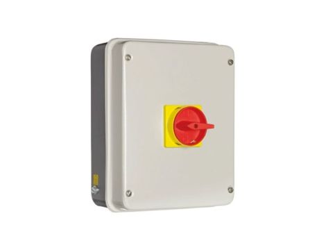 Przełącznik izolacyjny bez bezpiecznika 4-biegunowy 25 A 11 kW 3-fazowy IP54