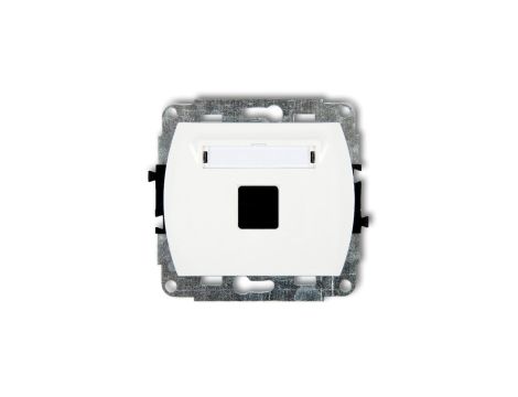 TREND Gniazdo komputerowe pojedyncze bez modułu biały GK-1p PT-GN-TR-67-00-ND-00