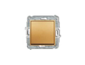 MINI Mechanizm łącznika schodowego (jeden klawisz bez piktogramu) złoty 29MWP-3.1