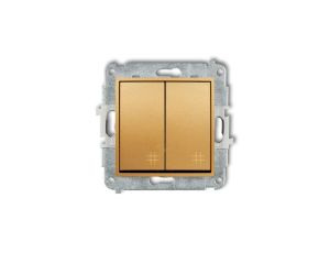 MINI Mechanizm łącznika podwójnego krzyżowego złoty 29MWP-66