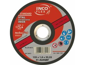 TARCZA METAL INOX INCOFLEX 125*1,0