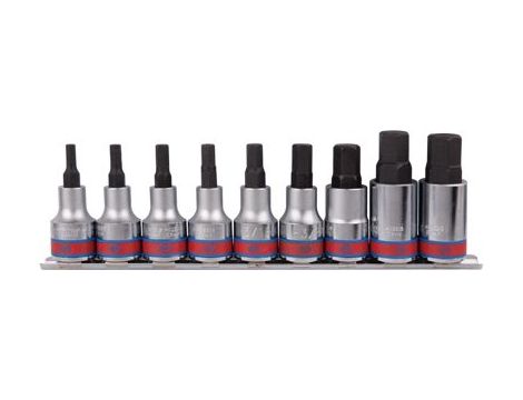 KING TONY KOMPLET NASADEK IMBUSOWYCH 1/2" 9cz. 3/16"- 5/8"