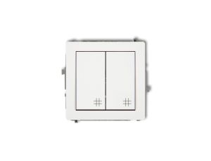 Mechanizm łącznika podwójnego krzyżowego biały DWP-66