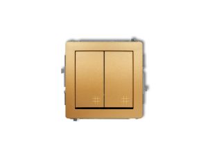 Mechanizm łącznika podwójnego krzyżowego złoty 29DWP-66