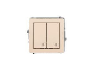 Mechanizm łącznika podwójnego krzyżowego beżowy 1DWP-66