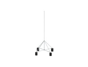 Maszt na czworonogu do zwodów poziomych wysokich 2m aluminium 65.2 AL ZA 5P CZ 65152009