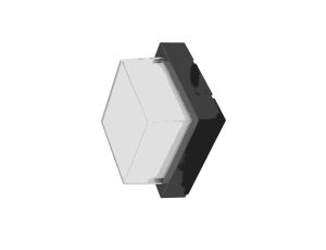 Oprawa ewelacyjna VT-828 12W LED WALL LIGHT COLORCODE:3000K,BLACK -SQUARE 8543