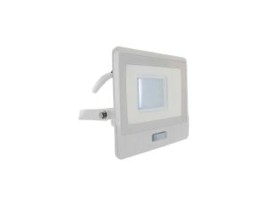 Projektor LED z czujnikiem ruchu 30W 2340lm 6500K Dioda SAMSUNG IP65 Kabel 1m Biały 5 Lat Gwarancji 20300