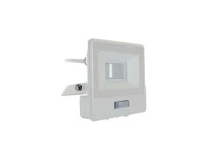 Projektor LED z czujnikiem ruchu 10W 735lm 4000K Dioda SAMSUNG IP65 Kabel 1m Biały 5 Lat Gwarancji 20293
