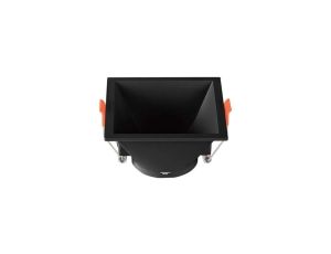 Oprawa punktowa Oczko GU10 IP20 Czarna Kwadrat 6639