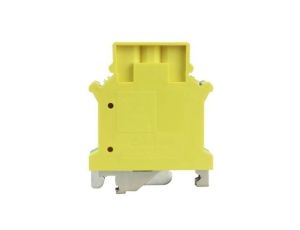 Złączka szynowa przelotowa żółto-zielona PE śrubowa 16mm2 1P VDE UL