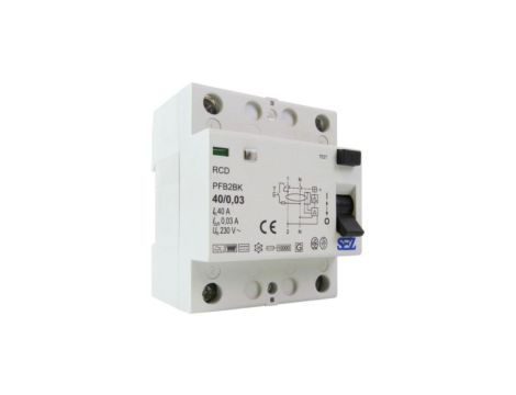 40A 30mA 2P 10kA TYP B RCD/RCCB Wyłącznik różnicowoprądowy SEZ 8859
