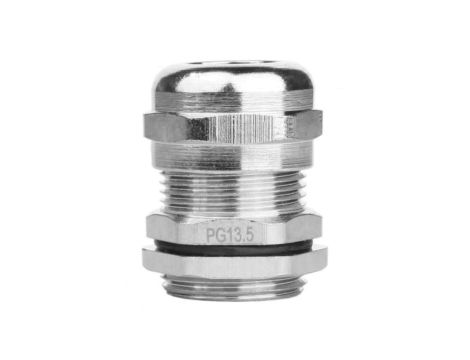Dławnica kablowa 6,5-12mm PG13.5 IP68 mosiądz niklowany DGN 3114