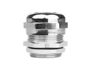 M25 Dławnica dławik metryczny 10,5-18mm IP68 mosiądz niklowany DGN 3190