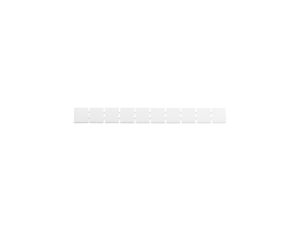 Oznaczniki na złączki 9.3x10.7mm ZB10 bez nadruku 1pasek-10szt DGN 4173