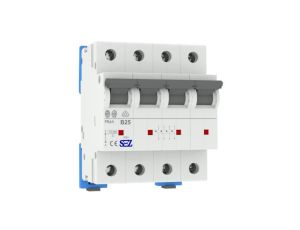 B25A 4P 10kA Wyłącznik nadprądowy bezpiecznik 3P+N SEZ 0937