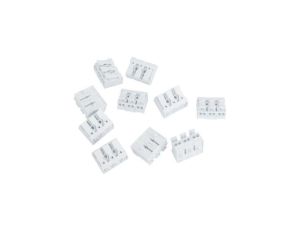 10 sztuk Kostka z Dźwignią Szybkozłączka 3x0.75-2.5mm2 450V VDE DGN 4203