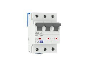 B32A 3P 10kA Wyłącznik nadprądowy bezpiecznik PR63 SEZ 0623