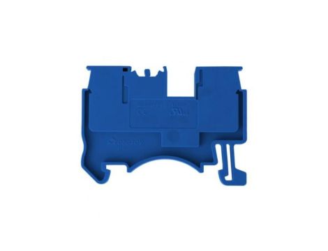 Złączka szynowa przelotowa zaciskowa niebieska 2,5mm2 1P UL 5613