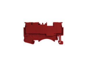 Złączka szynowa 1,5mm2 1P 3-przewodowa zacisk push-in czerwona