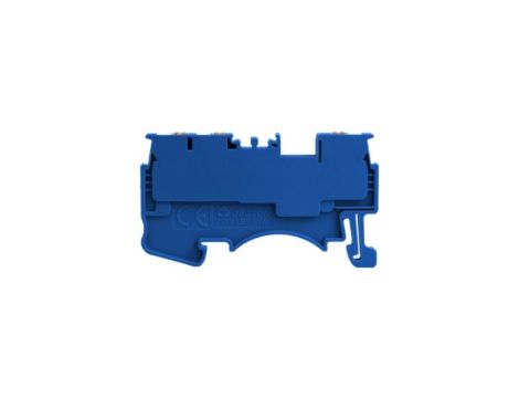 Złączka szynowa 1,5mm2 1P 3-przewodowa zacisk push-in niebieska 5668