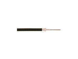 Kabel światłowodowy, rdzenie: 8 Niska emisja dymu, bez halogenu (LSZH), średnica: 6.5mm, OM3 Wielomodowy, Czarny