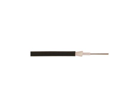 Kabel światłowodowy, rdzenie: 8 Niska emisja dymu, bez halogenu (LSZH), średnica: 6.5mm, OM3 Wielomodowy, Czarny
