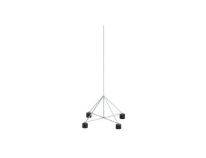 Maszt na czworonogu do zwodów poziomych wysokich 4m aluminium 65.4 AL ZA 3P CZ 65134009