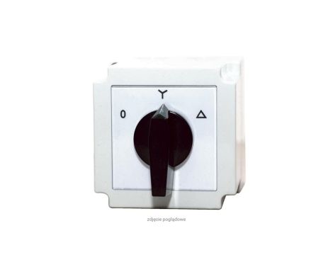 Łącznik krzywkowy gwiazda-trójkąt 3P 16A w obudowie 4G16-12-PK 63-840591-021