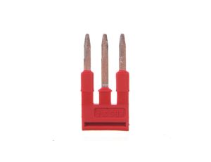 Mostek wtykany 3-biegunowy czerwony FBS 3-4 3030129 /50szt./