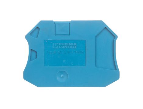 Pokrywa zamykająca niebieska D-UT 2,5/4-TWIN BU 3047142 /50szt./