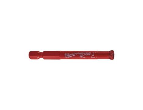 MILWAUKEE KORONA Z NASYPEM DIAMENTOWYM LUTOWANYM  6mm