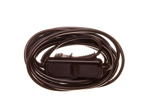 Przewód przyłączeniowy z wyłącznikiem 300cm brązowy SP/W-300/2X0,75/WOR-BRA YNS10000522